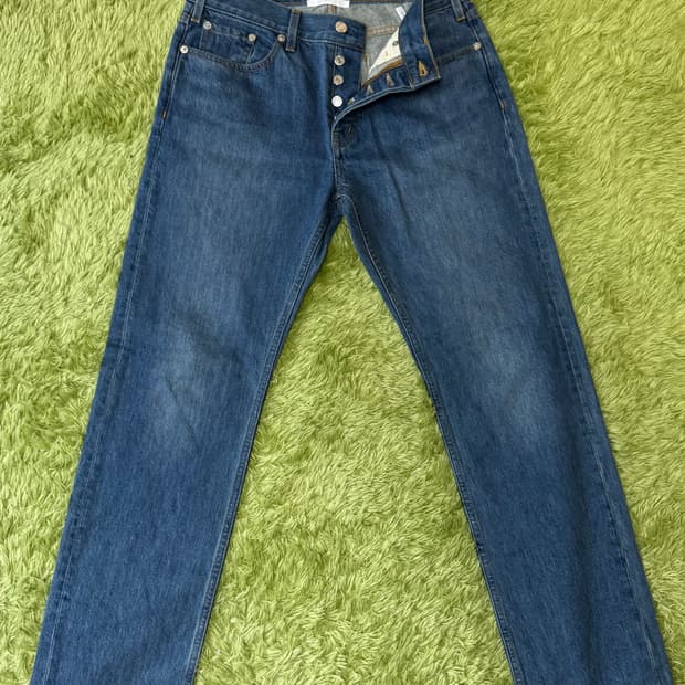 헬무트 랭 1999 스트레이트 데님 진