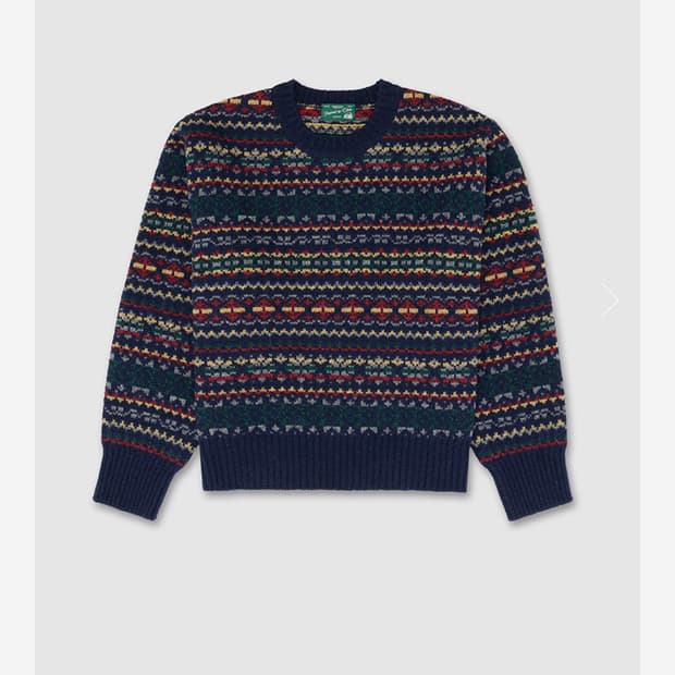 얼바닉30 페어아일 니트