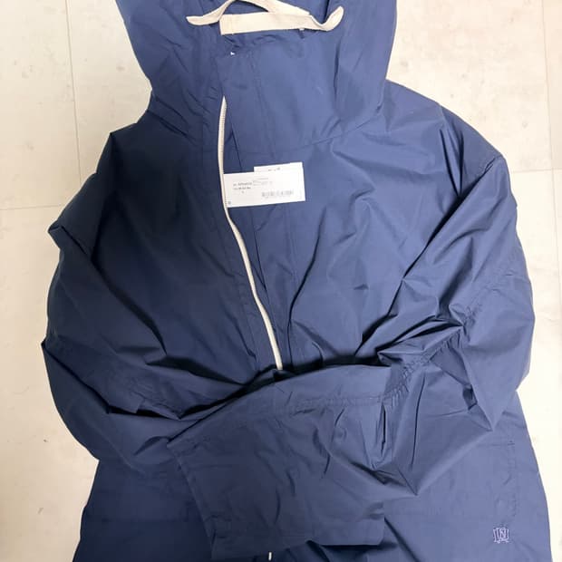 나나미카 후드덱 자켓 네이비L