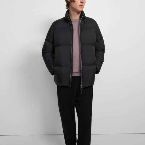 띠어리 풀톤 워셔 나일론 패딩(블랙, M사이즈)