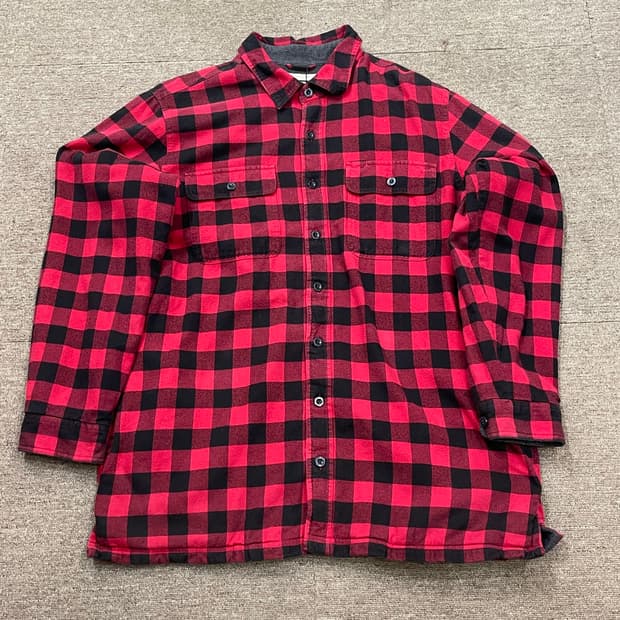 (XL) L.L.Bean 엘엘빈 체크 셔츠 자켓 트레디셔널핏