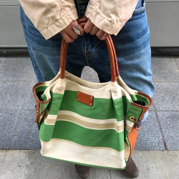 kate spade stripe tote bag