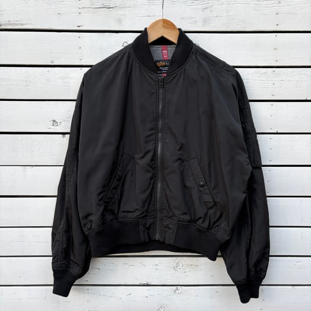 Alpha 알파 나일론 봄버 자켓