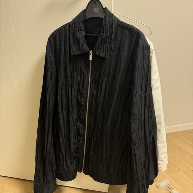 Cos 플리츠 블루종 자켓