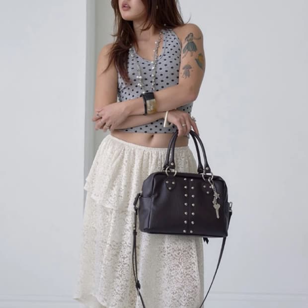 샌드뮤지엄 MAGAZINE BAG MINI [Dark Brown]