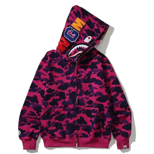 베이프 샤크후드 퍼플 xl 새상품