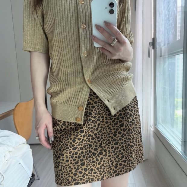 Shimmering Gold Half Cardigan