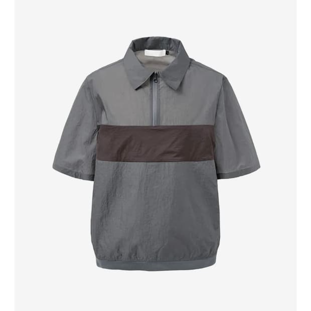 [M] 아모멘토 sheer color block top