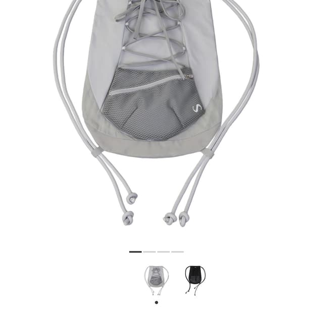 Detachable Pocket Gym Sack 오호스 짐색 그레이