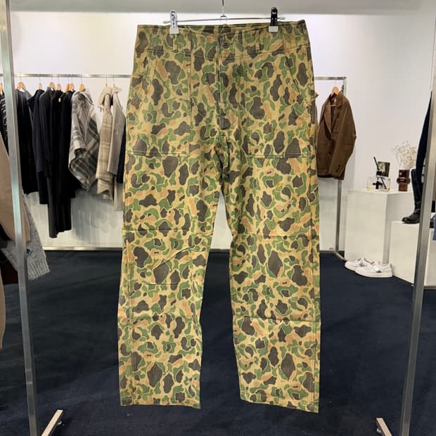 [32] 70s 국군 덕카모 덕헌트 팬츠