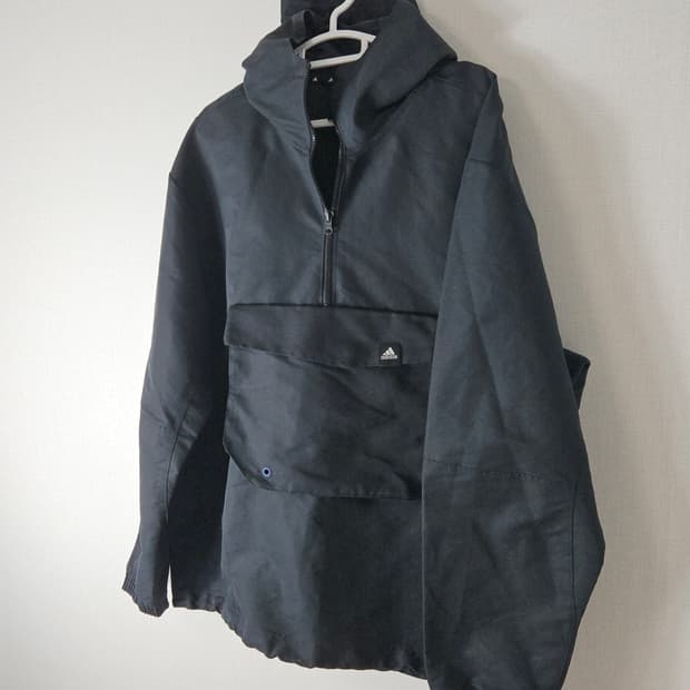 아디다스 아노락 바람막이 자켓 웜업 후드 코트 XXL 110
