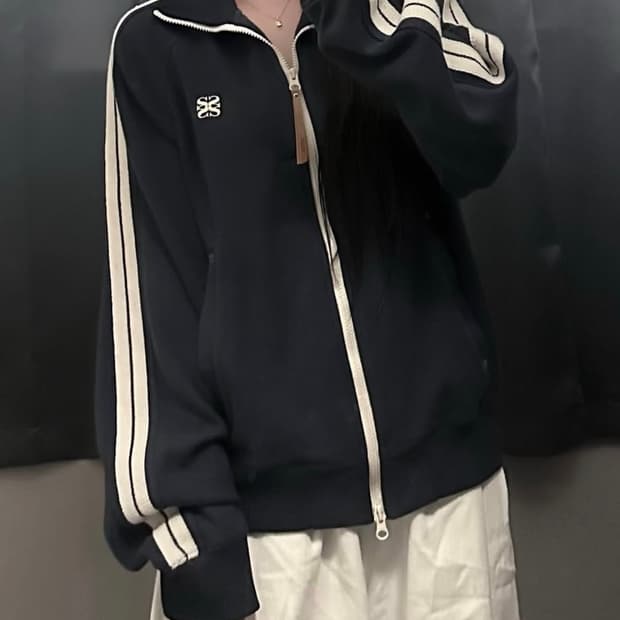 Satur 새터 트랙 자켓 네이비