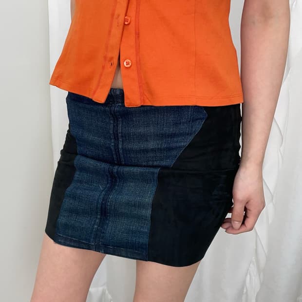 HelmutLang 데님 스커트