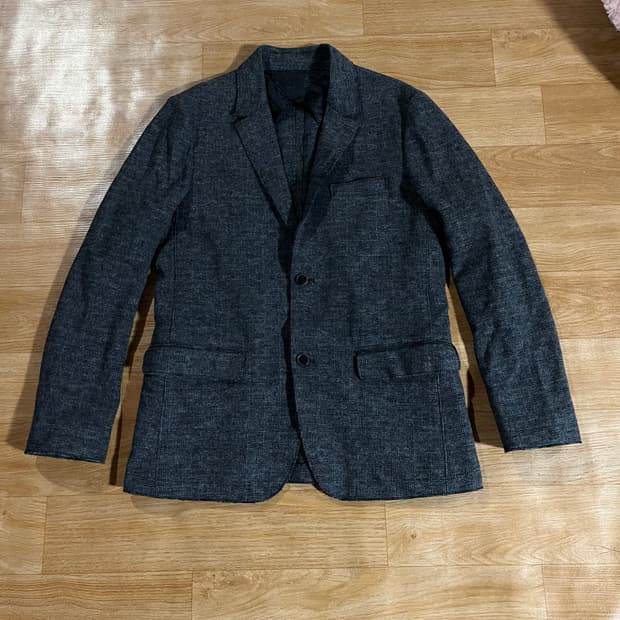 [100] 시리즈 글렌체크 울자켓