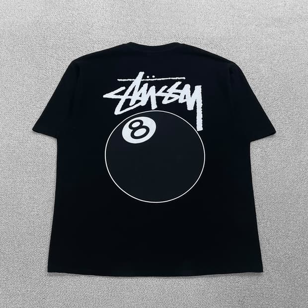 스투시 Stussy 8볼 반팔티 블랙