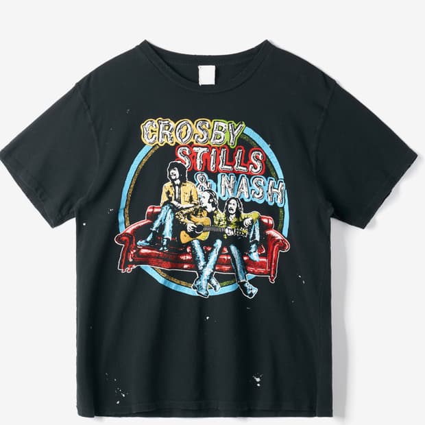 Madeworn Crosby, Still&Nash coal tshirt