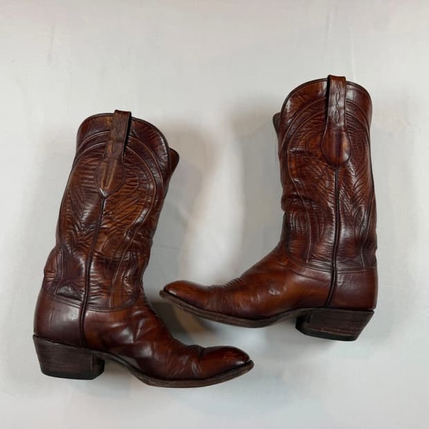 Lucchese 루케시 San Antonio 빈티지 웨스턴 부츠 11D 