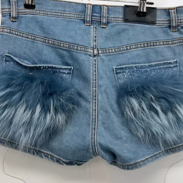 (정품)팬디 청반바지 36사이즈 정55 스판짱!