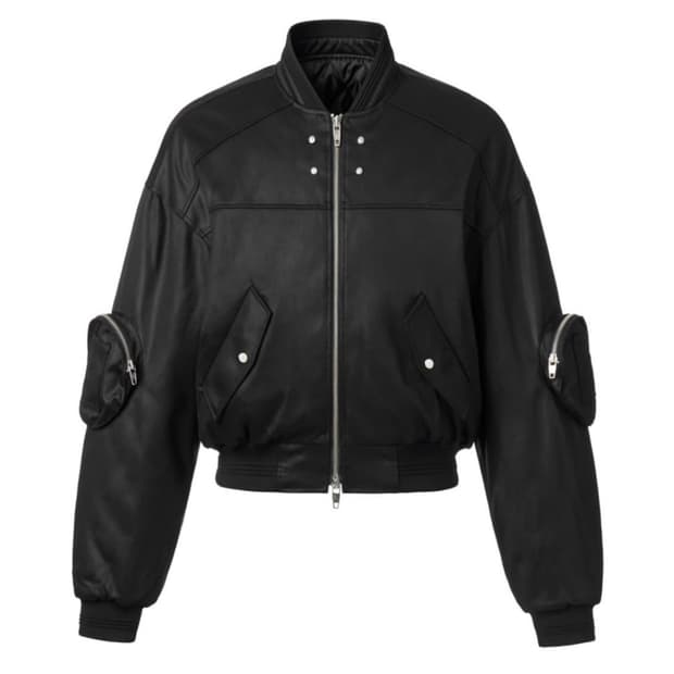 어나더 유스 크롬 봄버 Black 2size