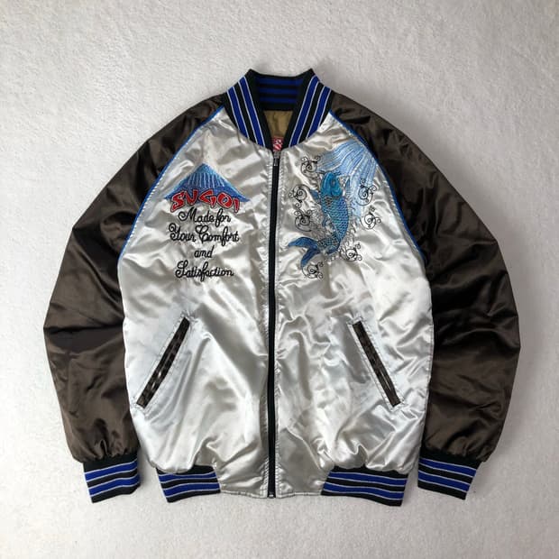 잉어 스카쟌 수베니어 자켓