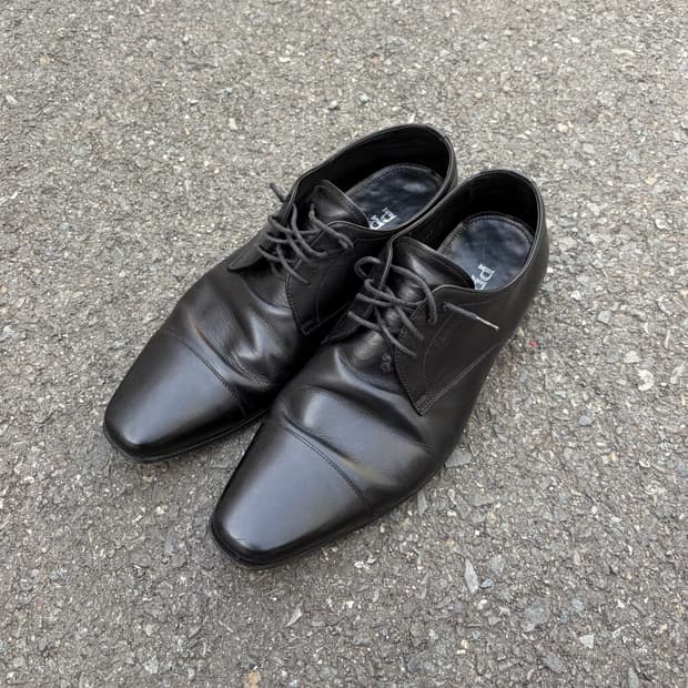 프라다 클래식 더비슈즈