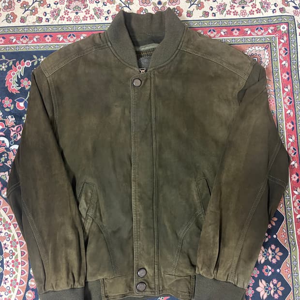 [95] 스웨이드 봄버 자켓 (착샷o)