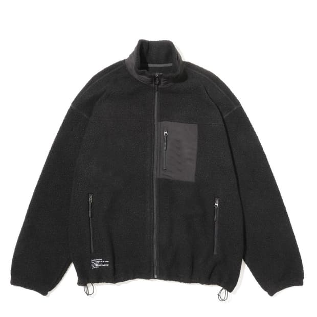 (위탁-새상품) Fresh service 헤비 플리스 집업 자켓 블랙