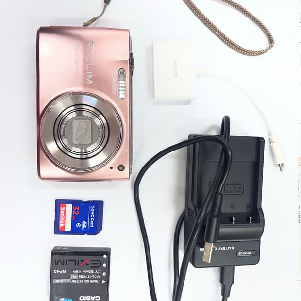 카시오 엑슬림 z400 핑크