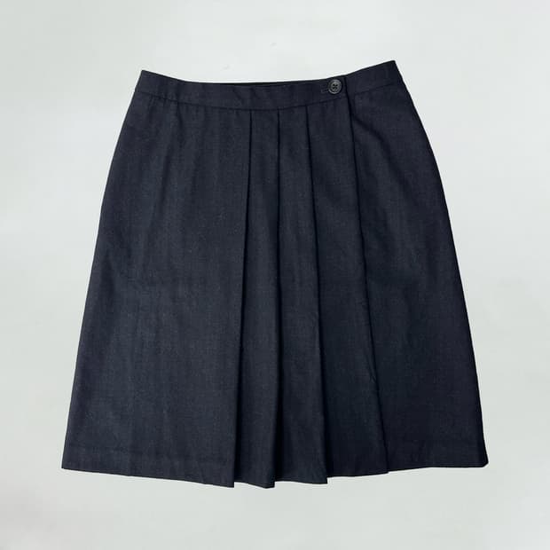 마가렛호웰 플리츠 랩 스커트