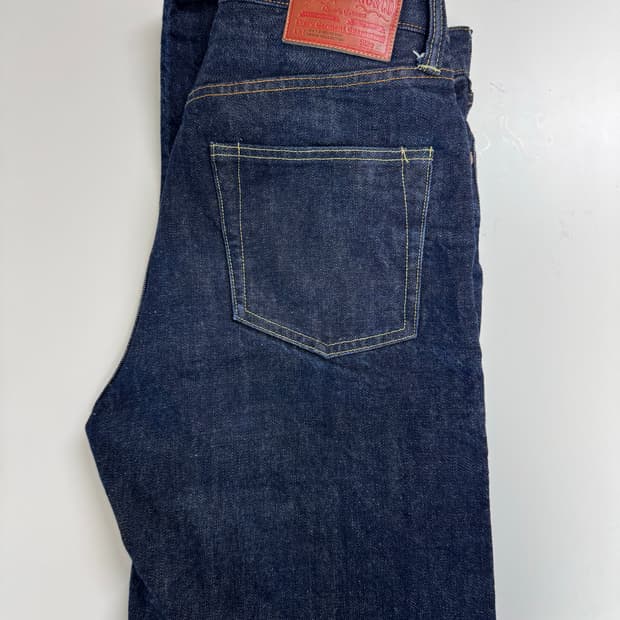 아웃스탠딩 40s 셀비지 인디고