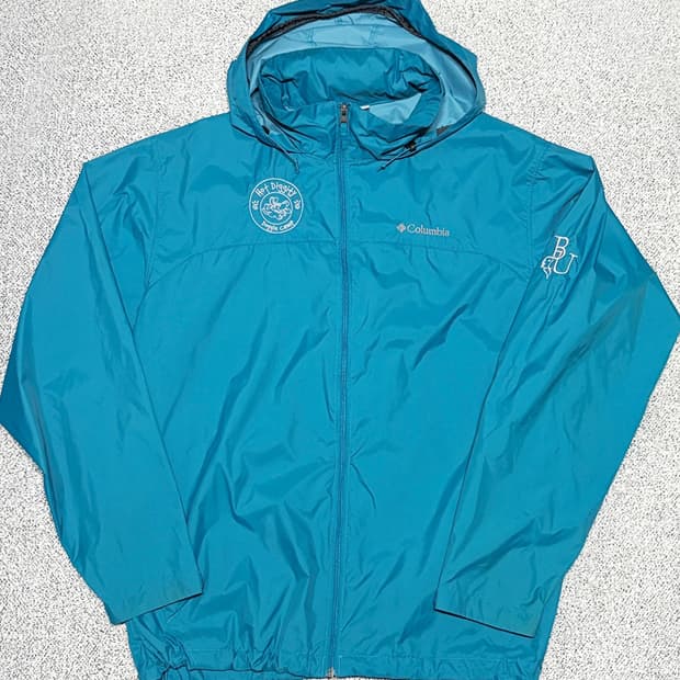 00s 컬럼비아 블루 쉘 패커블 윈드브레이커