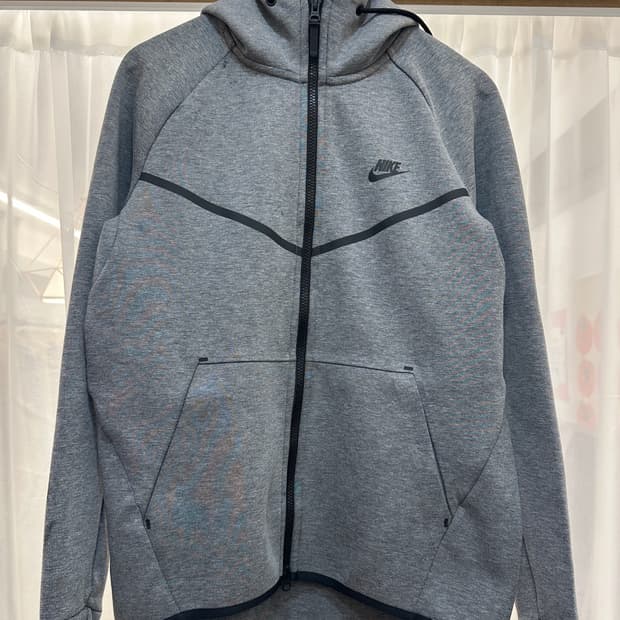 나이키 테크팩 후드집업 XL 그레이