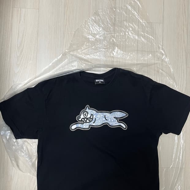 Icecream paisley tee black