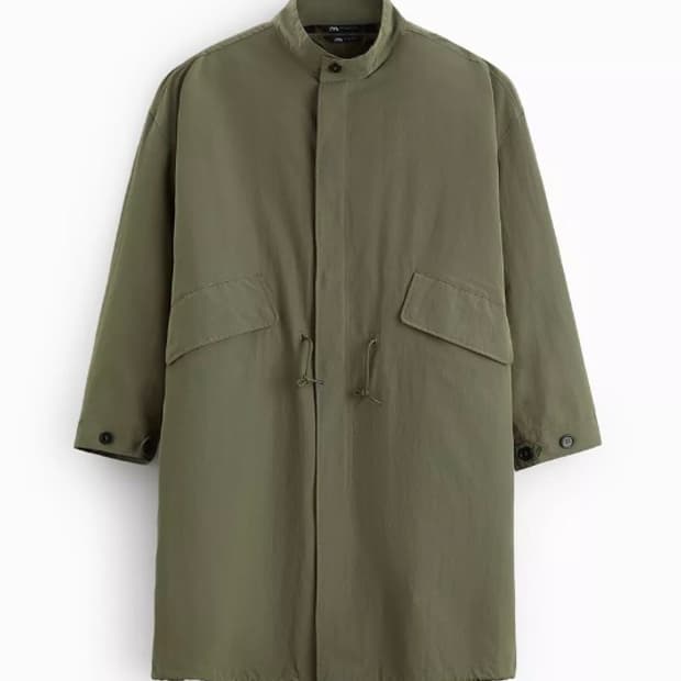 자라 투인원 오버사이즈 파카 