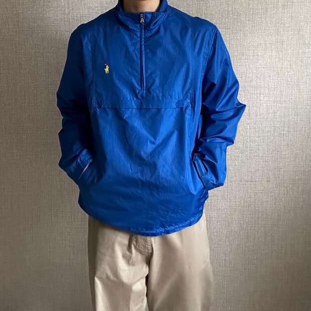 폴로 랄프로렌 하프집업 바람막이 웜업 XL