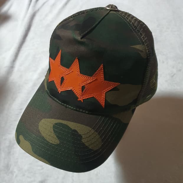 chrome hearts 크롬하츠 레더스타패치 카모스냅백 otto스냅