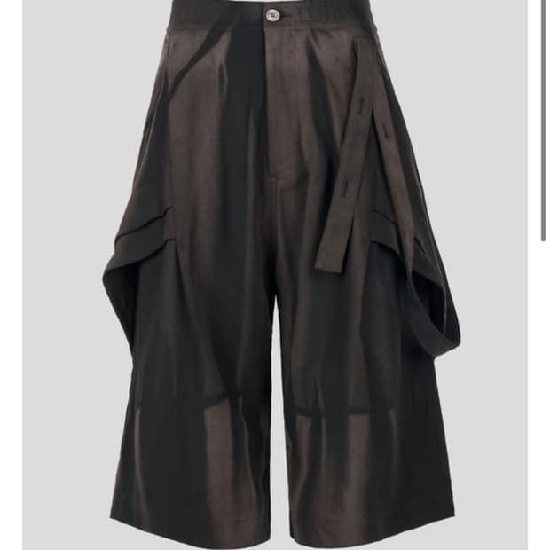 지용킴 선블리치드 하프 트라우져