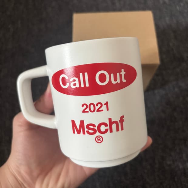 ⭐️한정판/희귀템⭐️ 미스치프 콜아웃 머그컵 2021 mschf