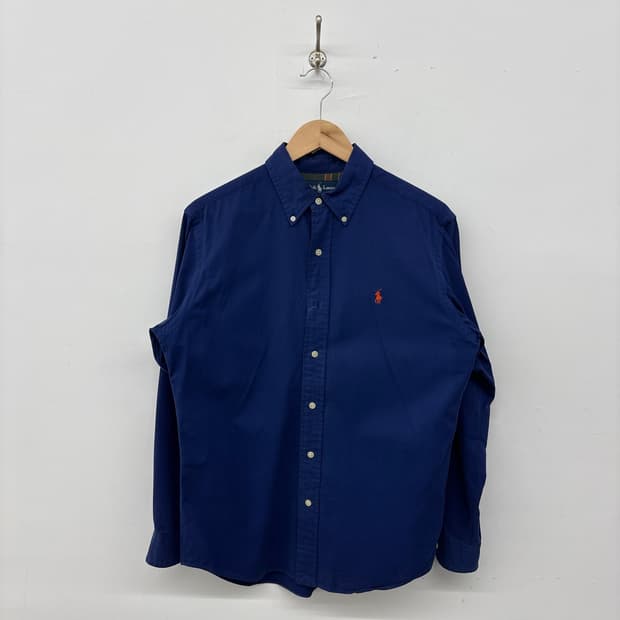 폴로 랄프로렌 네이비 긴팔 셔츠 남성 M