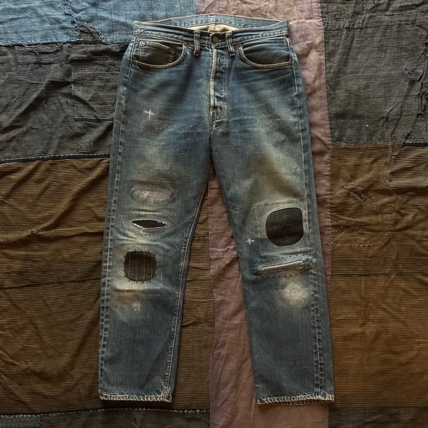 60s Levis 501 Big E Selvedge Denim Pants
