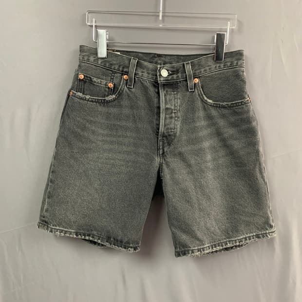 26인치 리바이스 501 90s 흑청 데님쇼츠 청반바지