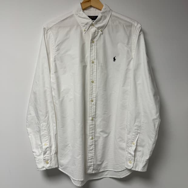 폴로랄프로렌 클래식핏 화이트 셔츠 L
