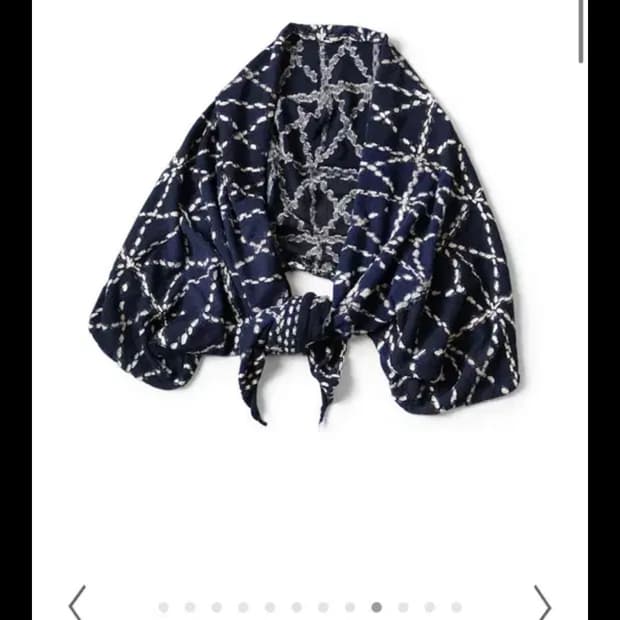 캐피탈 사시코 머플러 네이비 새상품