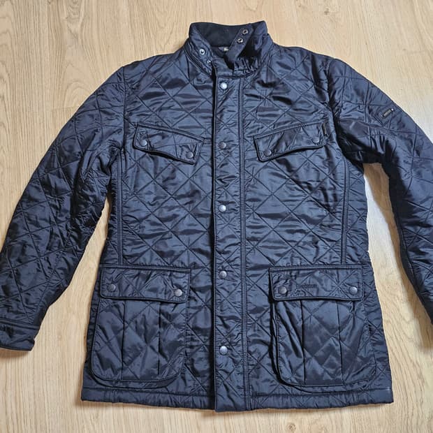 [L사이즈] 바버 아리엘 퀄팅 자켓 블랙