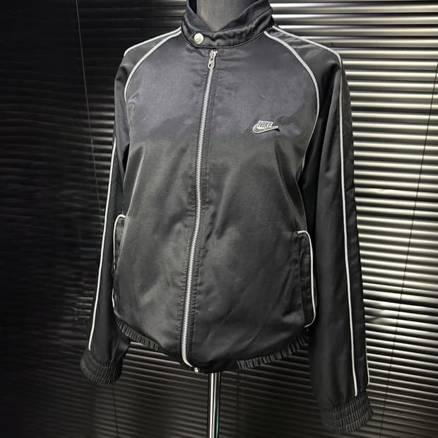 나이키 00S 라이더 블루종 져지 트랙탑 우븐 집업 블랙 100 L 댄서