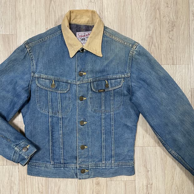95) 70's Lee 코듀로이카라 RRL 데님자켓(미국제)LVC&폴로