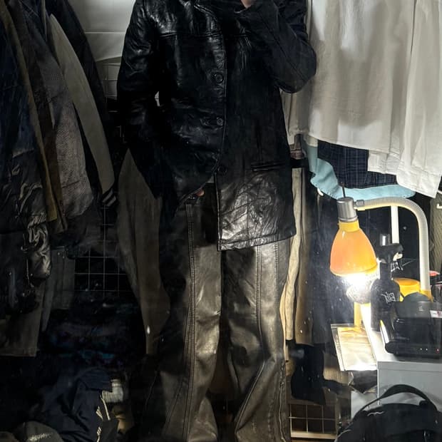 Japanese Sheep Skin Genuine Leather 자켓 M