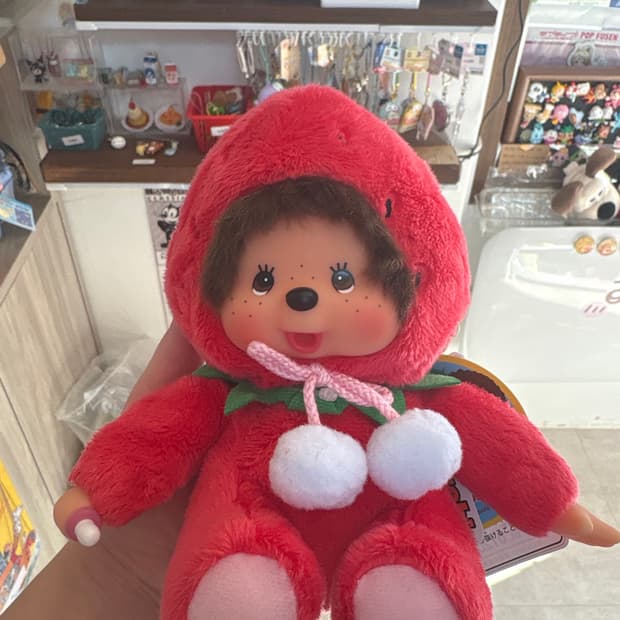 딸기 몬치치 인형