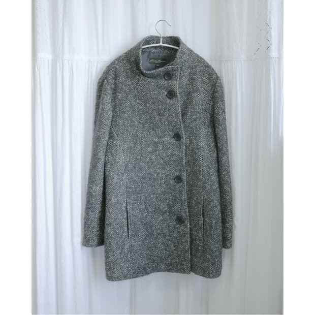 Grey half coat