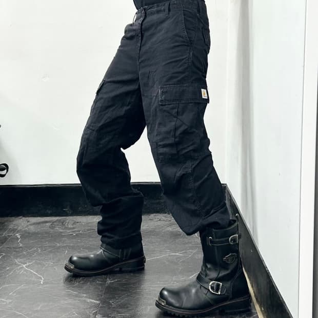 칼하트 WIP 아비에이션 카고 팬츠